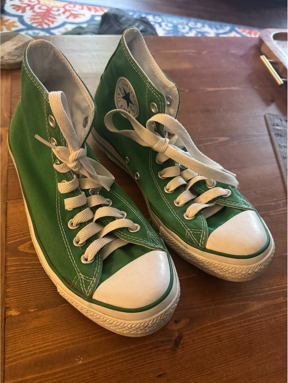 Converse Chuck Taylor All Star High Top Green Shoes Unisex Men's 9 Women's 11